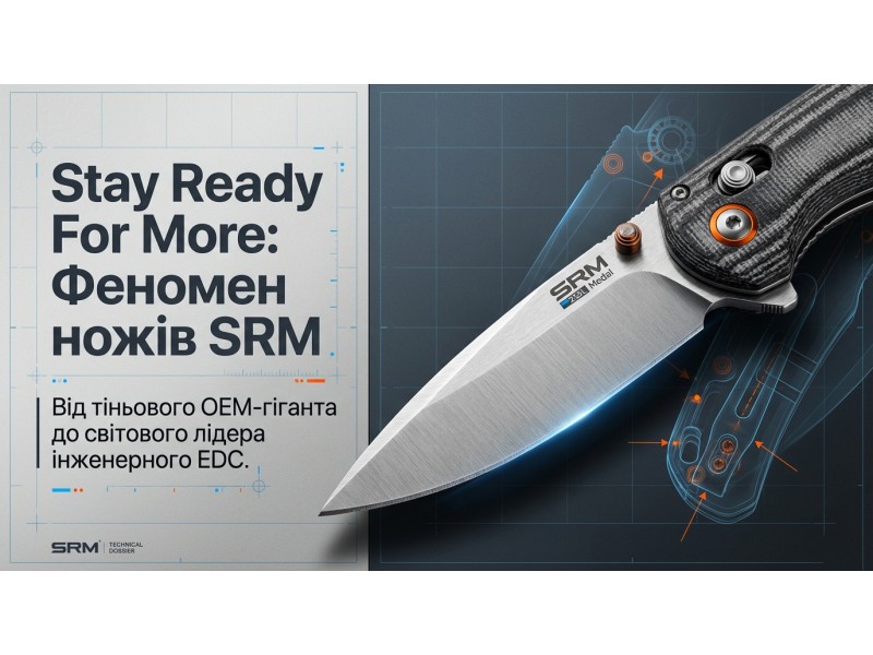 Гід по ножах SRM: історія, технології та огляд моделей 2026