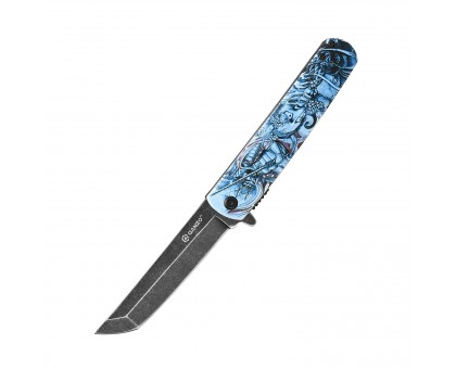 Ніж складний Ganzo G626-GS сiрий самурай