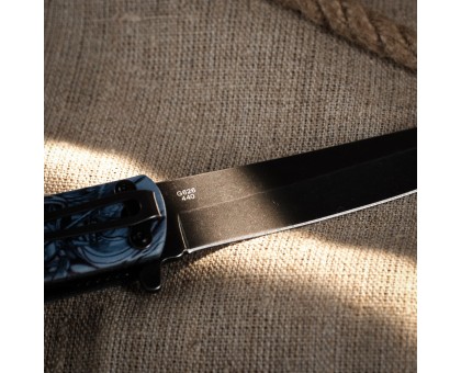 Ніж складний Ganzo G626-GS сiрий самурай