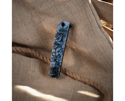 Ніж складний Ganzo G626-GS сiрий самурай