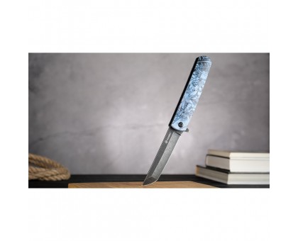 Ніж складний Ganzo G626-GS сiрий самурай