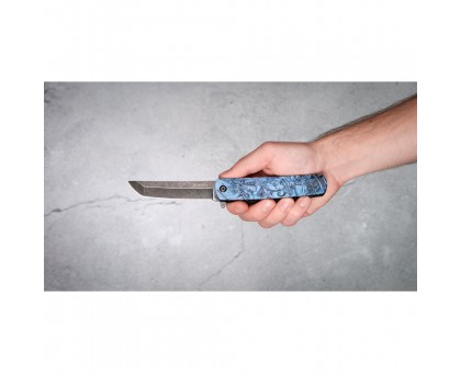 Ніж складний Ganzo G626-GS сiрий самурай