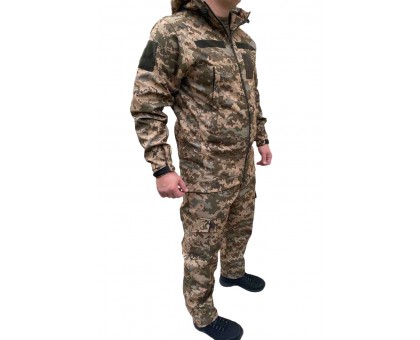 Тактичний демісезонний костюм ZL Softshell Pixel (водостійкий)