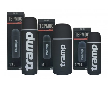 Туристичний термос Tramp Soft Touch 0,75 л TRC-108-grey