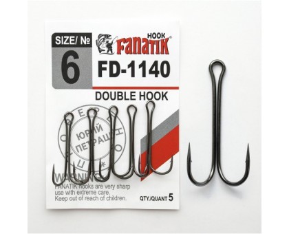 Подвійні гачки Fanatik FD-1140