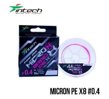 Шнур плетений Intech Micron PE X8 200м (#0,4 - #2,0PE)