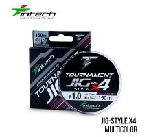 Шнур плетений Intech Tournament Jig Style PE X4 Multicolor 150м (#0,6 - #2,5PE)