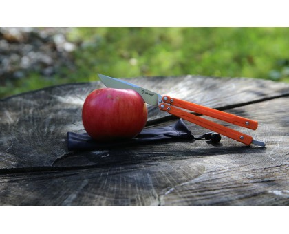 Ніж-метелик Ganzo G766-OR Orange (сталь 440C, G10)