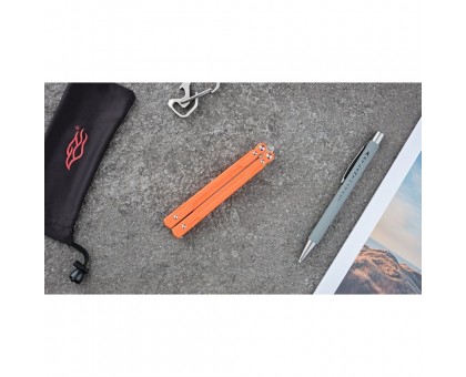 Ніж-метелик Ganzo G766-OR Orange (сталь 440C, G10)