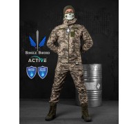 Тактичний костюм Single Sword Softshell MM14 (Піксель)