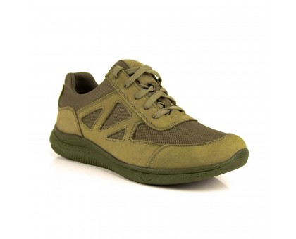 Кросівки Stimul Ягуар Олива (нубук, демісезон)