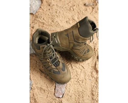 Тактичні зимові Берці Крейзі American Олива Хутро