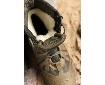 Тактичні зимові Берці Крейзі American Олива Хутро