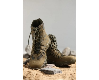 Тактичні зимові Берці Крейзі American Олива Хутро