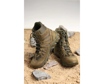 Тактичні зимові Берці Крейзі American Олива Хутро