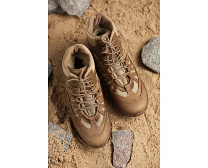 Тактичні зимові Берці Крейзі American Койот Хутро