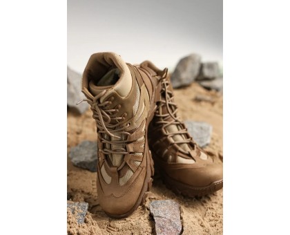 Тактичні зимові Берці Крейзі American Койот Хутро