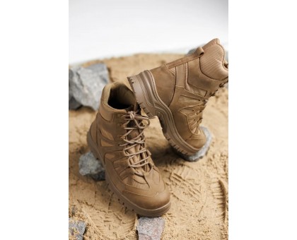 Тактичні зимові Берці Крейзі American Койот Air-Tex Нубук