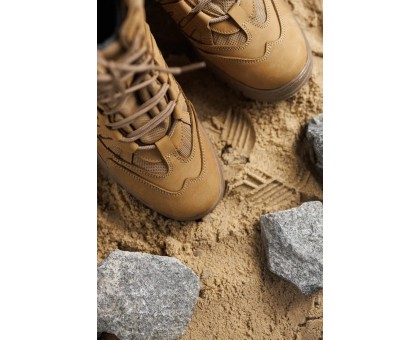 Тактичні зимові Берці Крейзі American Койот Air-Tex Нубук