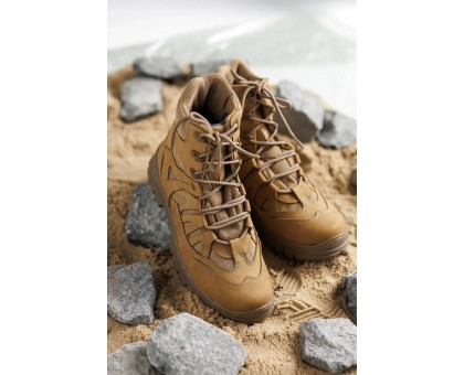 Тактичні зимові Берці Крейзі American Койот Air-Tex Нубук
