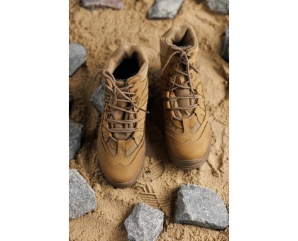 Тактичні зимові Берці Крейзі American Койот Air-Tex Нубук