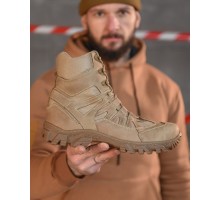 Тактичні Берці Крейзі American Койот Air-Tex Шкіра (зима, демісезон)