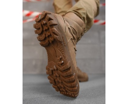 Тактичні зимові Берці Крейзі American Койот Air-Tex Шкіра