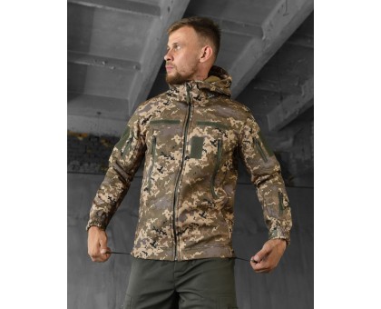 Куртка тактична Kord SoftShell Піксель