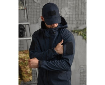 Демісезонний костюм Revival SoftShell Dark Blue (синій, водостійкий)