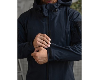 Демісезонний костюм Revival SoftShell Dark Blue (синій, водостійкий)