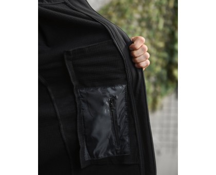 Демісезонний костюм Revival SoftShell Black (чорний, водостійкий)