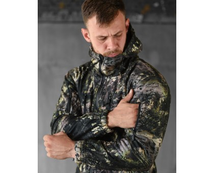 Камуфляжний демісезонний костюм SoftShell Permanent