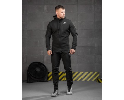 Спортивний термокостюм Nike Thermal Suit Air Max Black (чорний, Soft Shell)