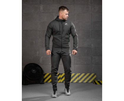 Спортивний термокостюм Nike Thermal Suit Air Max Grey (сірий, Soft Shell)