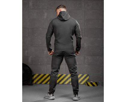 Спортивний термокостюм Nike Thermal Suit Air Max Grey (сірий, Soft Shell)