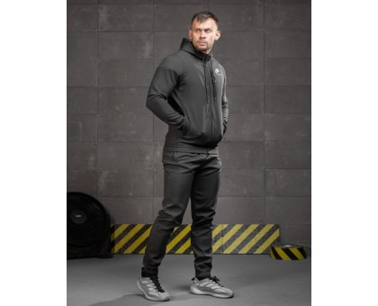 Спортивний термокостюм Nike Thermal Suit Air Max Grey (сірий, Soft Shell)