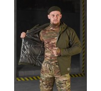 Куртка зимова 7,42 Omni-Heat Olive (софтшел, омніхіт, колір олива)