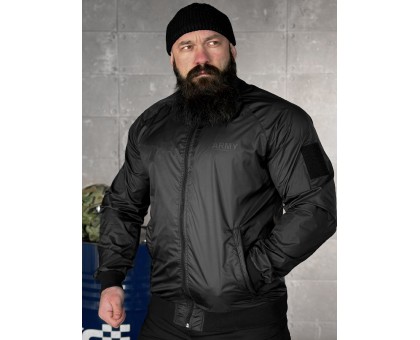 Вітрівка Jacket Army Black – надійний захист від негоди