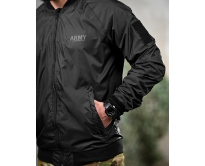 Вітрівка Jacket Army Black – надійний захист від негоди