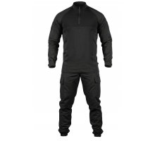 Літній тактичний костюм Oblivion Tripod Black (штани та убакс)