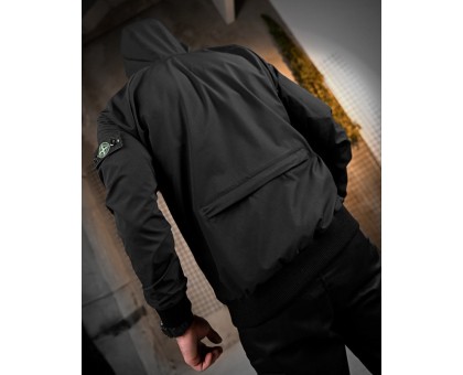 Вітрівка Stone Island Pocket Black – надійний захист, практичність і стиль у кожному русі Вітрівка Stone Island Pocket Black – надійний захист, практичність і стиль у кожному русі