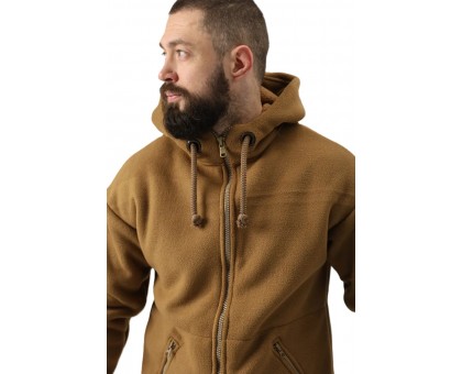 Флісова кофта Грізлі Койот (фліс щільністю 550 гр/м): тепло та комфорт