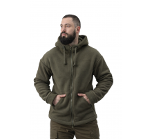 Флісова кофта Грізлі Олива (фліс щільністю 550 гр/м)