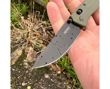 Ніж складаний SRM Medal 255L-GP2 зелений: стиль, надійність, якість