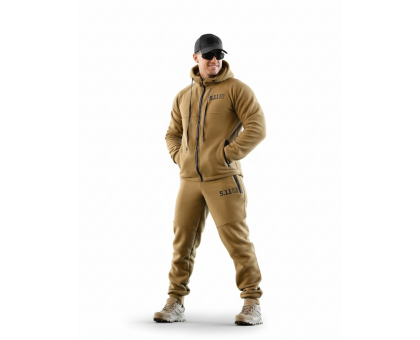 Чоловічий флісовий костюм 5.11 Coyote: Тепло та комфорт