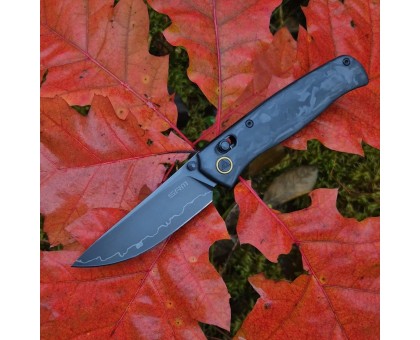 Ніж складаний SRM Medal 255L-FB2 чорний: надійний та стильний