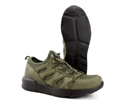 Кросівки трекінгові Stimul Тетріс Олива (нубук, літо)