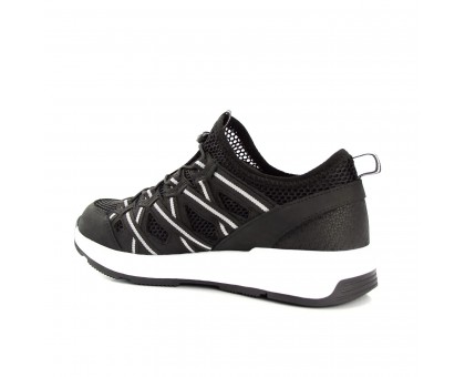 Кросівки трекінгові Stimul Тетріс Чорно-білий (нубук, літо)