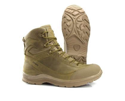 Черевики тактичні демісезонні Stimul Барс Койот зі шкіри крейзі