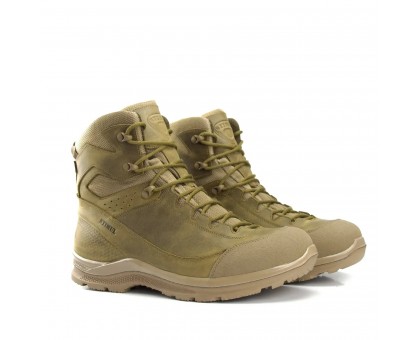 Черевики тактичні зимові зі шкіри крейзі Stimul Барс Койот